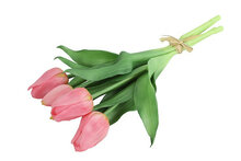 Kunstboeket Tulpen - Roze