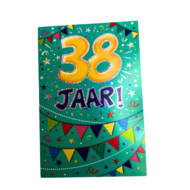 Verjaardagskaart That funny age 38