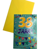 Verjaardagskaart That funny age 38