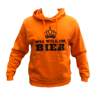 Oranje Koningsdag Hooded Sweatshirt - Wij Willem Bier