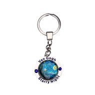 Sleutelhanger - Mono Spinning - Van Gogh - Starry Night