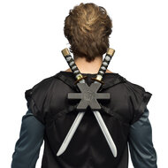 Ninja Zwaarden Set - Samurai Set - Zwaarden met Houder - 2 stuks