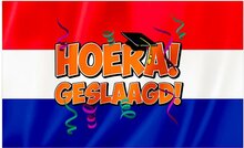 Vlag Geslaagd - Rood-Wit-Blauw - 90 x 150 cm