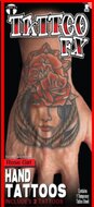 Plak Tattoo - Hand Tattoo - Rose Girl