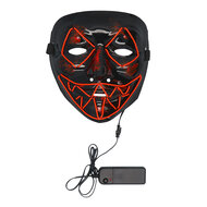 Masker Killer Smile - Voodoo met Licht - Halloween