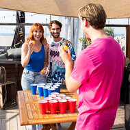 Bier pong set 24 cups red cups