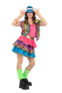 Foute Party Kostuum - Neon Panter - Dames