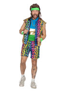 Foute Party Kostuum - Neon Panter - Disco Jaren 80 - Heren
