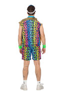 Foute Party Kostuum - Neon Panter - Disco Jaren 80 - Heren