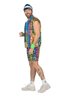 Foute Party Kostuum - Neon Panter - Disco Jaren 80 - Heren