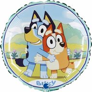 Folieballon - Bluey Rond - 45 cm - Helium- en Luchtvulling