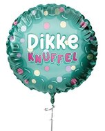 Folieballon Sterkte - Dikke Knuffel - 45 cm