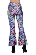 Broek Panter - Foute Party Neon - Paars en Blauw - Dames