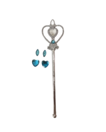 Frozen Elsa Staf - Zilver met Blauwe Steentjes