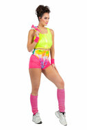 Aerobic Fitness Babe - Jaren 80 & 90 Disco Kostuum - Dames