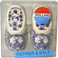 Peper & zout klompen Delfts blauw