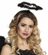 Diadeem Halo zwart aureool