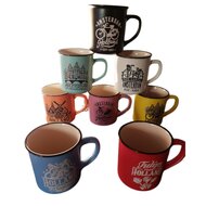 Souvenir Mok - Beker Holland Dorpje - Oranje