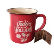 Beker Holland rood Tulpen