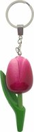 Sleutelhanger tulp roze