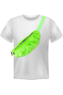 Heuptasje - Pluche Bont Neon Groen 