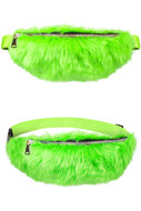 Heuptasje - Pluche Bont Neon Groen 
