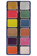 PXP Waterschmink Palet - Pearl - 12 kleuren