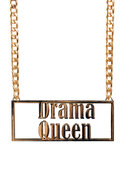 Ketting - Drama Queen Goud - Foute Party - Jaren 80 Disco