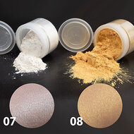 Grimas Colour Powder Pearl - Zilver - 10 ml