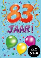 Verjaardagskaart That funny age 83 jaar
