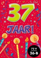 Verjaardagskaart That Funny Age - 37 jaar