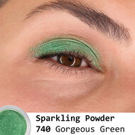 Grimas Glitters - Sparkling Powder - Groen - 740 - 5 ml