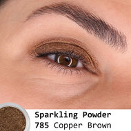 Grimas Glitters - Sparkling Powder - Koper Bruin - 785 - 5 ml