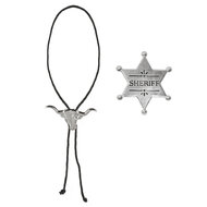 Sheriff Ketting en Ster - Cowboy en Indianen - Set 2-delig