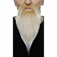 Snor met Baard - Blond Imitatiebont - Zelfklevend