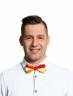 Vlinderstrikje - Oeteldonk - Rood-Wit-Geel - Verstelbaar