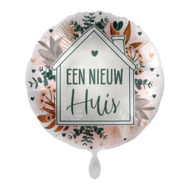 Folieballon - Een Nieuw Huis - 45 cm - Helium- en Luchtvulling