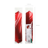 Decoratie Trekstrik Luxe XXL - Rood - 40 cm