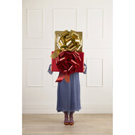 Decoratie Trekstrik Luxe XXL - Rood - 40 cm