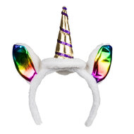 Eenhoorn Set 2-delig - Pluche Dierenset - Diadeem en Staart