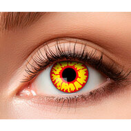 Lenzen Halloween - Kleurlenzen - Orc Red-Yellow - Weeklenzen