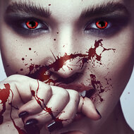 Lenzen Halloween - Kleurlenzen - Bloodsucker - Weeklenzen