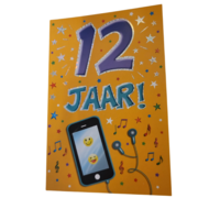 Verjaardagskaart - That funny Age - 12 jaar - met Envelop