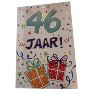 Verjaardagskaart - That Funny Age - 46 jaar - met Envelop