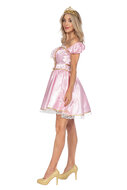 Prinsessen Jurk Sexy - Kort Model - Roze-Goud - Dames