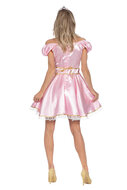 Prinsessen Jurk Sexy - Kort Model - Roze-Goud - Dames