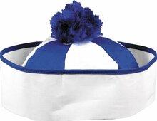 Navy cap marine populair blauw-wit