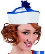 Navy cap marine populair blauw-wit