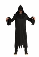 Magere Hein Kostuum - Grim Reaper - Zwart - Volwassenen