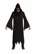 Magere Hein Kostuum - Grim Reaper - Zwart - Volwassenen